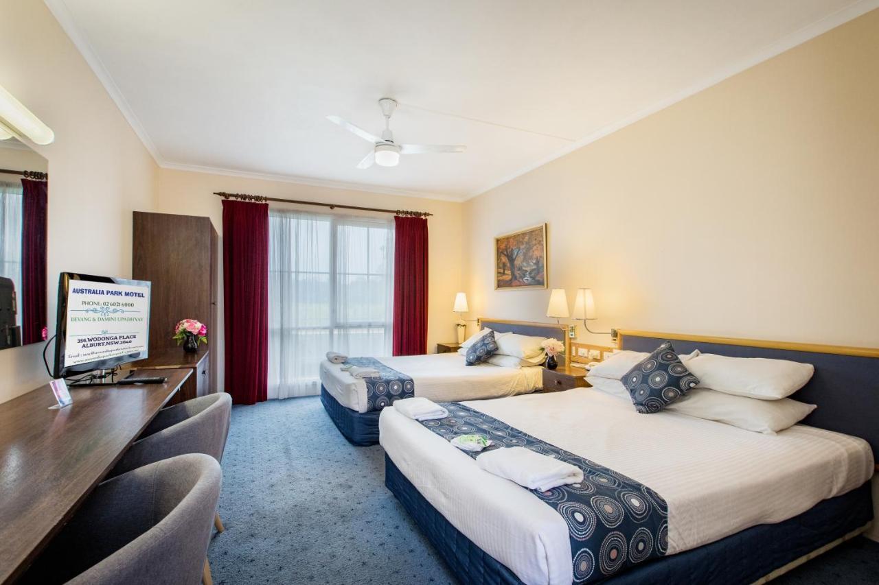 Australia Park Motel Albury Buitenkant foto